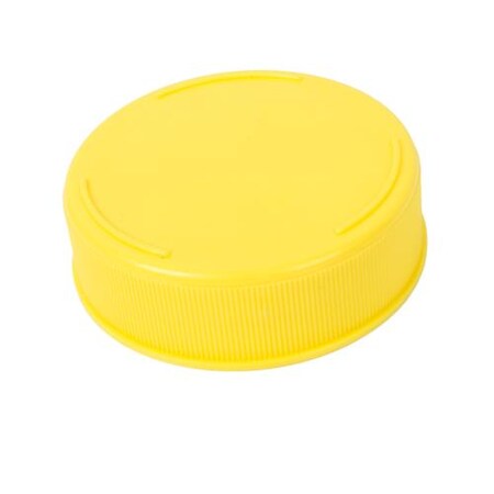 Tablecraft 63 mm Yellow Invertatop Squeeze Bottle Cap 63FCAPY